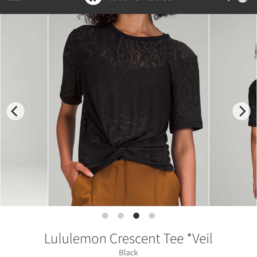Lululemon Crescent Veil Tee